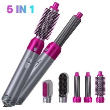 Imagem de Secador De Cabelo Ar Quente 5 Em 1 Profissional - Escova 5 em 1, 110V