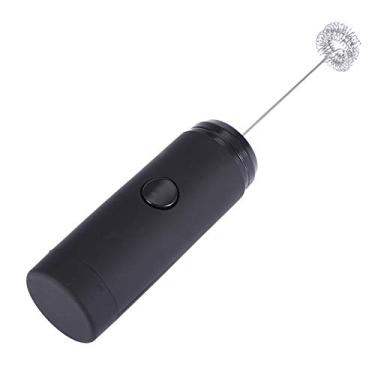 Imagem de Portão DE café Elétrico DE Leite Elétrico Frother Não-brasa Flexível e Fácil Limpo FO CHURANO DE CAFELO DE CAFÉMIO DE CAFÉMIO ÁLCOL [Cozinha] [Black] (Preto)