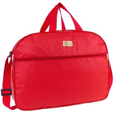 Imagem de Bolsa Saída Maternidade Grande Menino/Menina Multifunção (Vermelho)