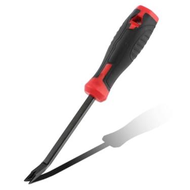 Imagem de Removedor de grampeadores, ferramenta de remoção de grampos resistente, elevador de grampeador de estofamento para carpete, madeira, piso, móveis, construção (vermelho)