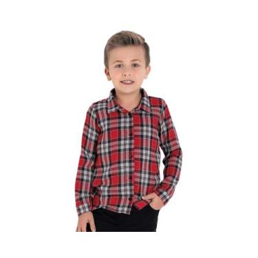 Imagem de Camisa xadrez flanelada infantil-festa junina-luxo 2 / 8 - TANGO, Tons