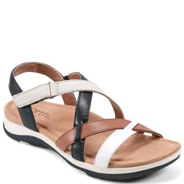 Imagem de Earth Sandália esportiva casual feminina, Branco 140, 35