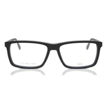 Imagem de Óculos de Grau Preto Masculino Tommy Hilfiger TH 1549 003 5516 R-Masculino
