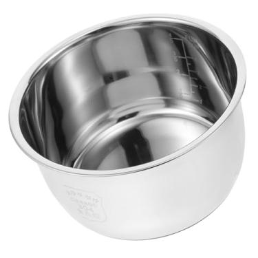 Imagem de FELTECHELECTR Substituição do forro da panela de arroz elétrica 3L panela de arroz universal tanque interno fácil de limpar aço inoxidável