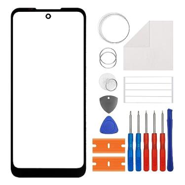 Imagem de Duotipa Painel de vidro frontal para Motorola Moto G Power 2022, substituição de tela de vidro frontal para XT2165 XT2165-5 XT2165DL XT2165-3 com kit de ferramentas de reparo - sem tela LCD e
