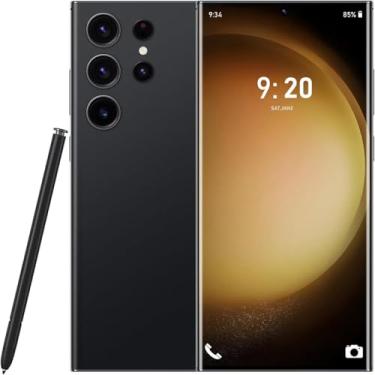 Imagem de Substituição de vidro traseiro original Samsung Galaxy S23 Ultra para todas as operadoras com adesivo de moldura de câmera pré-instalado e ferramenta de reparo (preto fantasma)