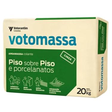 Imagem de Argamassa Piso Sobre Piso Cinza Votomassa Ac-iii 20kg - Votorantim
