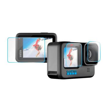 Imagem de Película De Vidro Lente E Lcd Frontal/traseiro Gopro 9/10/11/12