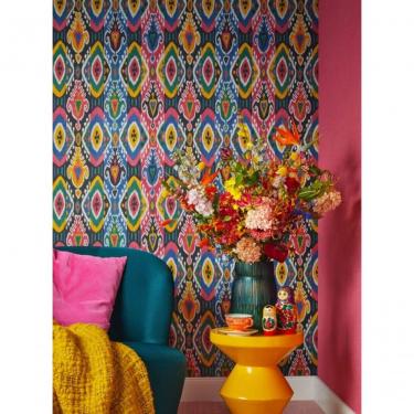 Imagem de Papel De Parede Barbara Home Estilo Ikat 560565