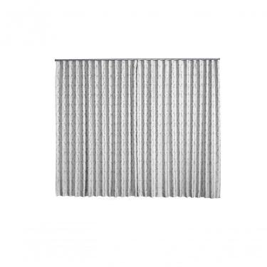 Imagem de Cortina Jacquard 5,00x2,30 Para Trilho Suíço Azul Marinho