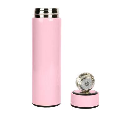 Imagem de Garrafa Térmica Inox 500ml Quente Frio Tampa Rosa Nº7