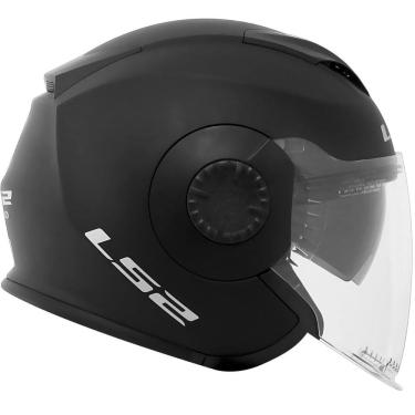 Imagem de Capacete Ls2 OF570 Verso Aberto Monocolor Preto Fosco