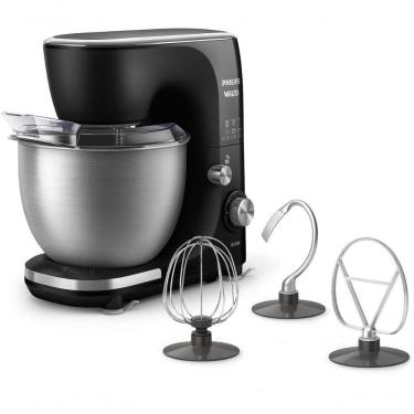Imagem de Batedeira Planetária Série 7000 Philips Walita Preto E Inox 800w Ri7922/90 - 220v
