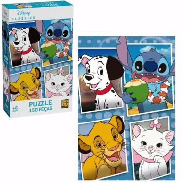 Imagem de Quebra Cabeça Disney Clássicos 150 Peças Grow 04616