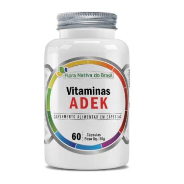 Imagem de Vitaminas ADEK (VIT A, D, E e K) 60 Cápsulas Flora Nativa - Flora Nati