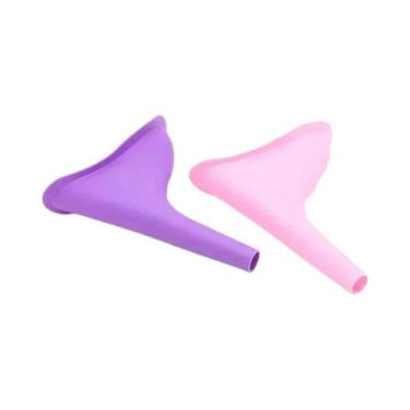 Imagem de Dispositivo De Mictório De Silicone Macio Feminino Para Viagens De Aca
