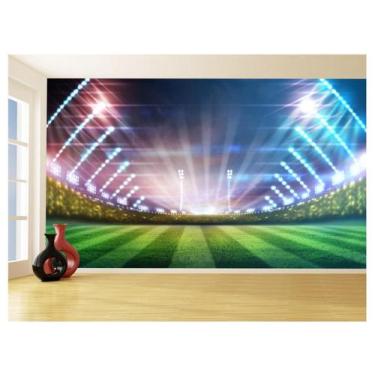 Imagem de Papel De Parede 3D Esporte Estádio Gramado Campo 3,5M Spt67 - Você Dec