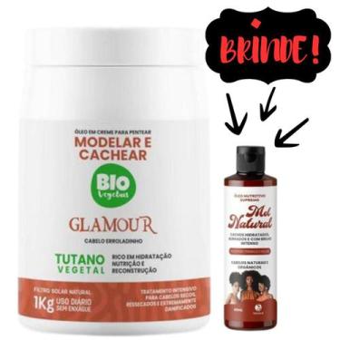 Imagem de Ativador Tutano Glamour Biovegetais 1KG + Óleo Mel Natural 60ml - Trih