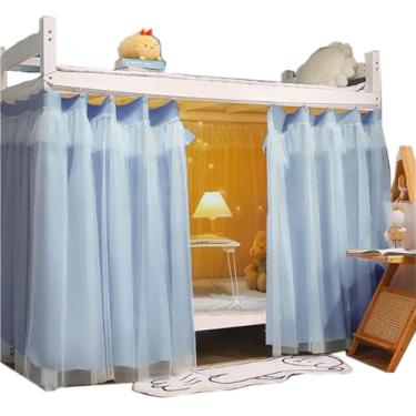 Imagem de Qubanda Quabanda 2 Painéis, Dormitório Sólido, Beliche Espesso, Cortinas Blackout, Tecido, Dossel, Homens, Mulheres, Solteiro, Cama