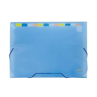 Imagem de Pasta Sanfonada A4 Organizadora Com 12 Divisões Cor Azul Dac