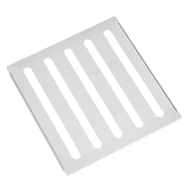 Imagem de Escorredor Tramontina em Aço Inox com Acabamento Scotch Brite para Sobrepor no Canal Organizador 15x15 cm