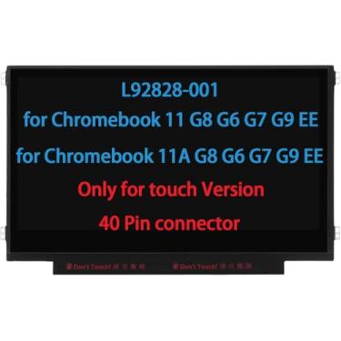 Imagem de daplinno Tela Sensível Ao Toque De 11,6" L92828-001 Para Hp Chromebook 11 G8 Ee G9 G7 G6 11A, Painel Exibição Lcd 40 Pinos (Versão Toque)