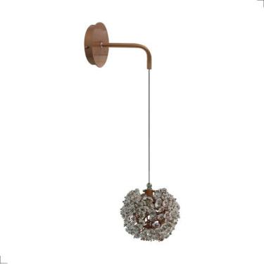 Imagem de Arandela Íris Especial Cristal Dente De Leão Ninho 1xG9 Bivolt - Lampl