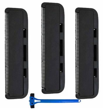 Imagem de Lamina de Reposiçao para Depilador Kit 3 Unidades Aparador Pelos Costa