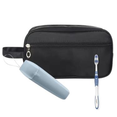 Imagem de Nécessaire Executiva Premium Nylon Porta Escova Impermeável - Mormino,