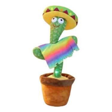 Imagem de Caquito Dançante Falante Toca Música Repete A Fala Brinquedo - Cacto d