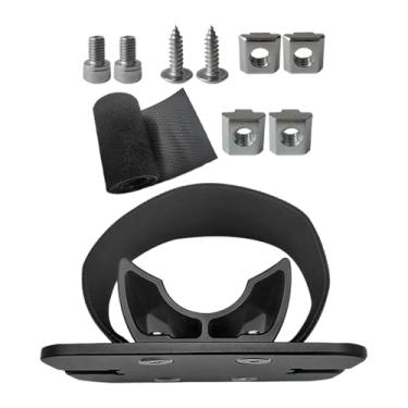 Imagem de YIJU Suporte para roda traseira de bicicleta, suporte para bagageiro de bicicleta, para pneu portátil de liga de alumínio, fácil de instalar