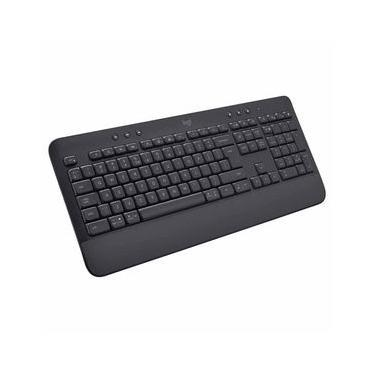 Imagem de Teclado Sem Fio Logitech Signature K650 com Teclado Númerico e Conexão Bluetooth/Receptor USB e Layout US - Grafite