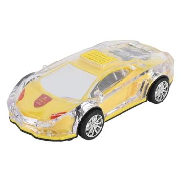 Imagem de Heayzoki Bluetooth Car Speaker, 8,7 Polegadas Carro Réplica Alto-falante Com Luzes LED, Várias Opções de Conexão, Design Retro, 1500mAh Bateria, USB C Carregamento, para Presentes de