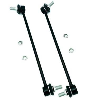 Imagem de STICHLER Barra estabilizadora frontal esquerda direita 2 peças para Hyundai Santa Fe 2007-2012, Veracruz 2007-2012, Kia Sorento K750204 K750205, preto