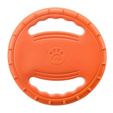 Imagem de Ovewibi 1 pacote de brinquedos de treinamento interativos de discos voadores macios para cães, material de EVA, suprimentos leves para animais de estimação, flutua na água, ótimo para praia e piscina