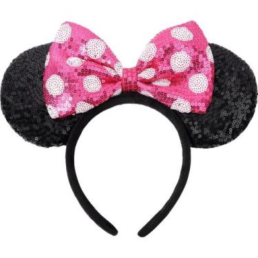 Imagem de Bandanas Mouse Ears, lantejoulas para mulheres, meninas e meninos, ros