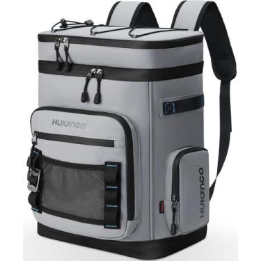 Imagem de Mochila refrigeradora Hulongo, grande, isolada à prova d'água, 30L, 48