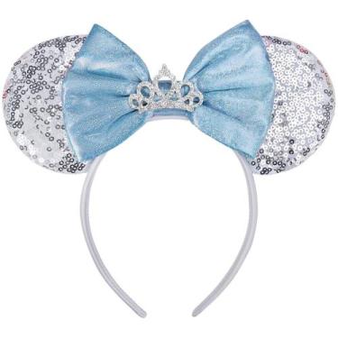 Imagem de Bandana UNSPAZ Mouse Ears Princess para mulheres, adultos e crianças