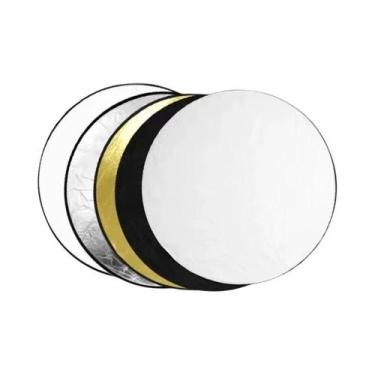 Imagem de Refletor Fotográfico Portátil Multicolorido 5 Em 1, Difusor De Luz Red