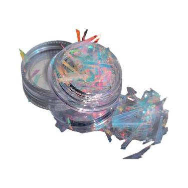 Imagem de Adesivos Coloridos De Arte De Unhas Reflexivos a Laser Misscheering Au