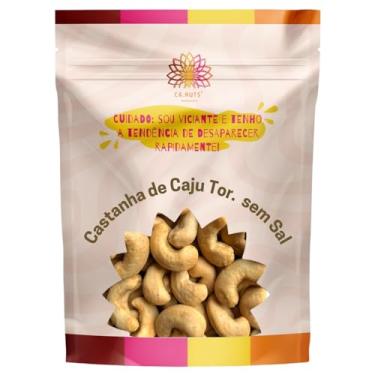 Imagem de 2 kg Castanha de Caju Torrada Sem Sal Inteira Premium - Marca Ca.Nuts | Crocante e Saborosa | Snack Saudável (2 Kg)