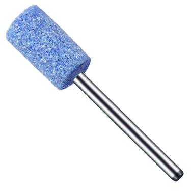 Imagem de Ponta Montada 10Mm Abrasiva Azul Haste 3Mm Micro Retífica