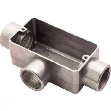 Imagem de Condulete fixo 3/4" tipo "T" - sem tampa / rosca BSP / sem pintura - T