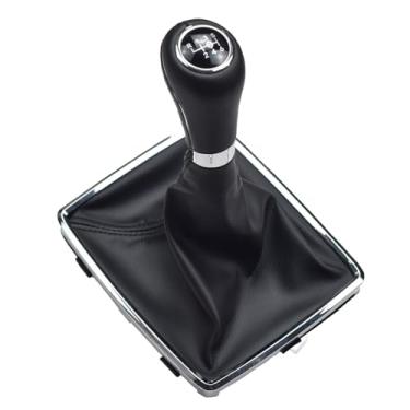 Imagem de Yoegerery Alavanca de alavanca de câmbio com moldura preta de 6 velocidades compatível com Benz W204 C204 C63 C300 C250 W207 A207 W212 2008-2014-14,5 mm