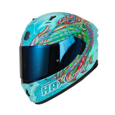 Imagem de Capacete de motocicleta HAX Obsidian Pro Full Face Dual Visor XXL