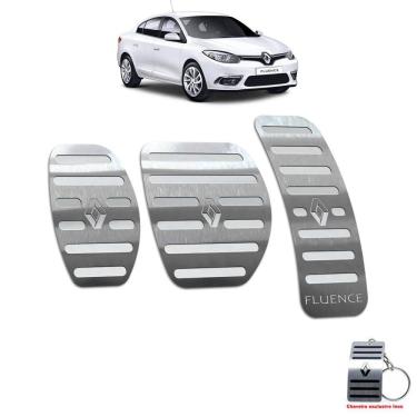Imagem de Pedaleira Renault Fluence Manual 2011 Até 2019 Aço Inox