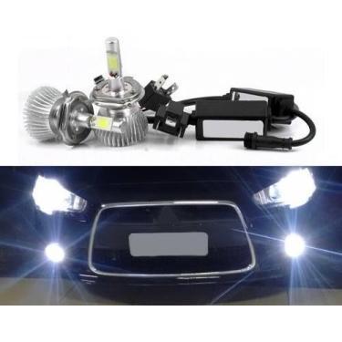 Imagem de Kit Lâmpada Super LED Headlight H27 6000K 12V e 24V 32W 2200LM Efeito 