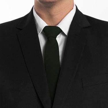 Imagem de Verde militar oxford - gravata para casamentos congressos e eventos - 