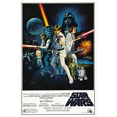 Imagem de Poster Decoração Star Wars War Filme Repro em Tela"canvas" ou Arte em Papel (Arte Papel, 50cm X 75cm)