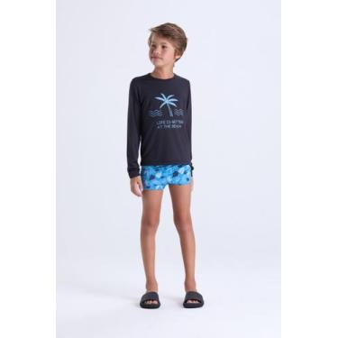 Imagem de Conjunto Moda Praia Masculino Infantil Coqueiro - Vida Costeira Oficia